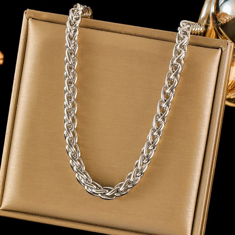 Hõbedase värviga choker-kaelaehe naistele